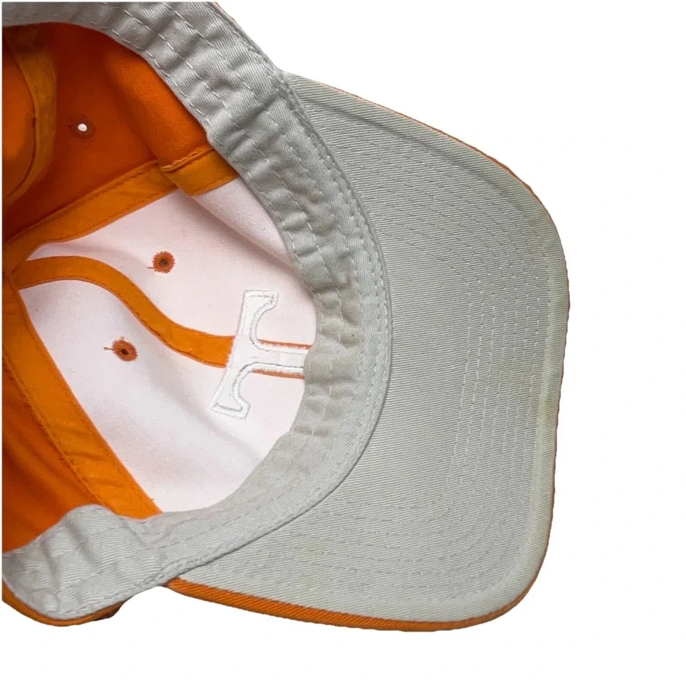 Tennessee Volunteers Hat Cap Strap Back Orange Vols Plain Logo Dad Adjustable MM
